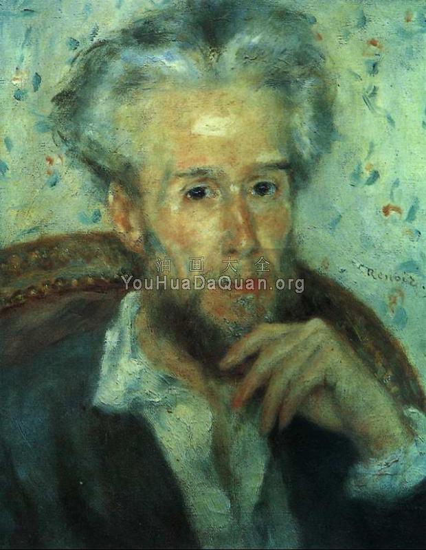 Portrait of Victor Chocquet - 皮埃尔·奥古斯特·雷诺阿